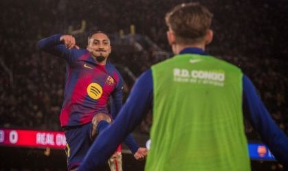 Com gols de Raphinha, Olmo e Yamal, Barcelona retoma liderança da LaLiga