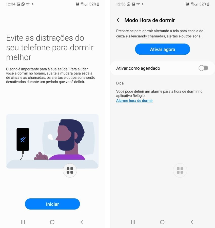 Você pode criar uma programação para ativar o Modo Sono. • Crditos: Reproduo/Google