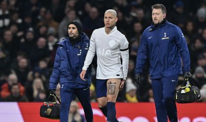 Richarlison sofre lesão e desfalca o Tottenham por quase dois meses