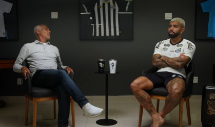 Gabigol revela meta de gols para 2026: "Quero chegar aos 100 pelo Santos"