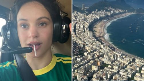 Rosalía se despede do Rio de Janeiro