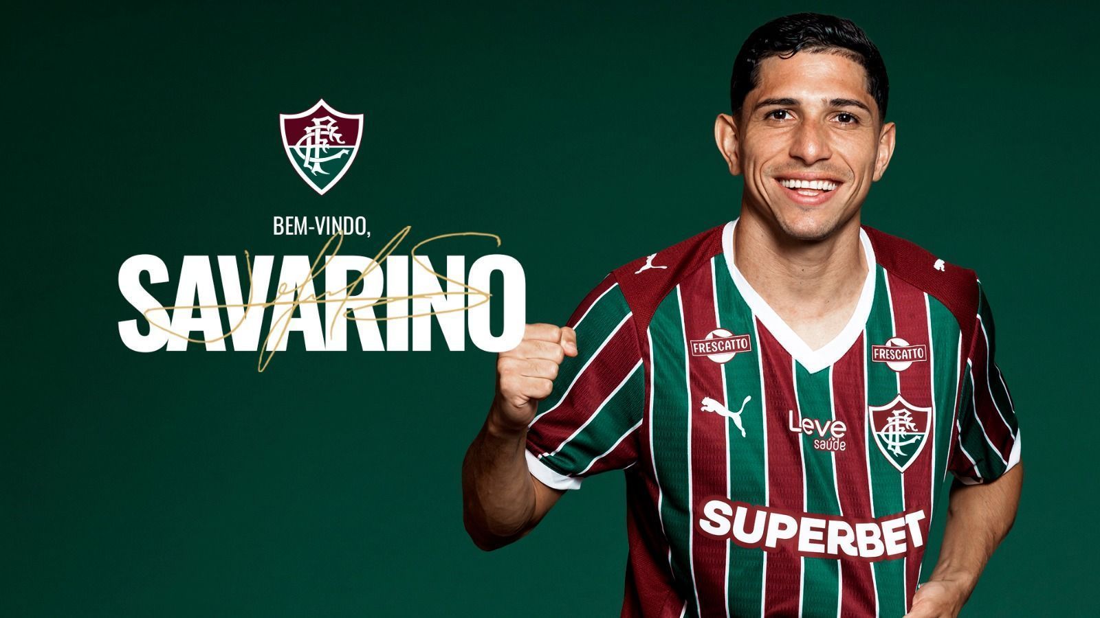 Savarino foi anunciado pelo Fluminense