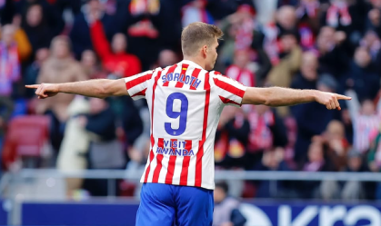Sorloth foi o autor do gol da vitória do Atlético de Madrid