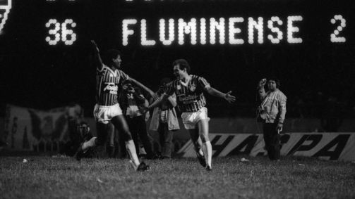 Tato em campo pelo Fluminense