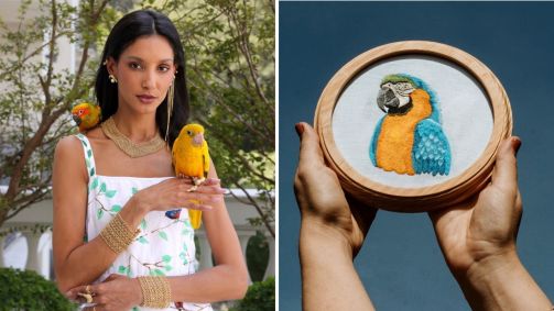 Thayná Soares é o nome por trás da marca Thayna Caiçara, que levará o artesanato brasileiro a Semana de Alta-Costura de Paris