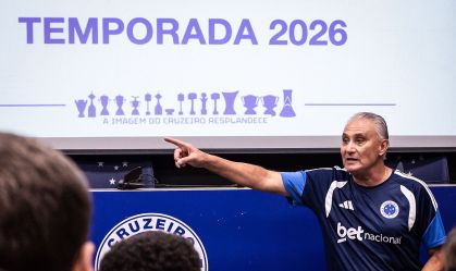 Tite tem primeiro contato com titulares do Cruzeiro; veja como foi