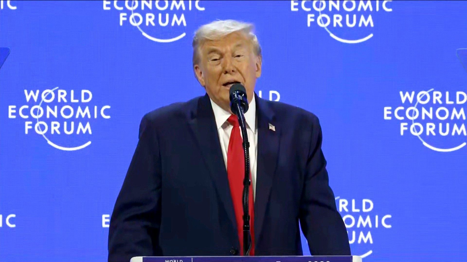 Trump discursa em Davos