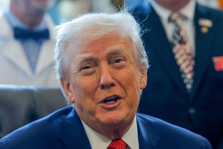 Presidente dos EUA, Donald Trump, na Casa Branca • REUTERS/Evelyn Hockstein