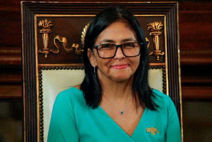 Delcy Rodríguez, presidente interina da Venezuela