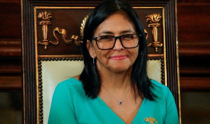 Delcy Rodríguez, presidente interina da Venezuela