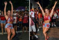 Viviane Araújo e musas do Salgueiro brilham em ensaio de rua; veja fotos