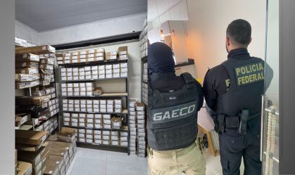 Imagem de destaque do post: PF apreende 200 mil munições e 700 armas em operação contra facções