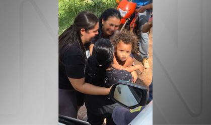 Bombeiros encontram criança autista que estava há três dias desaparecida