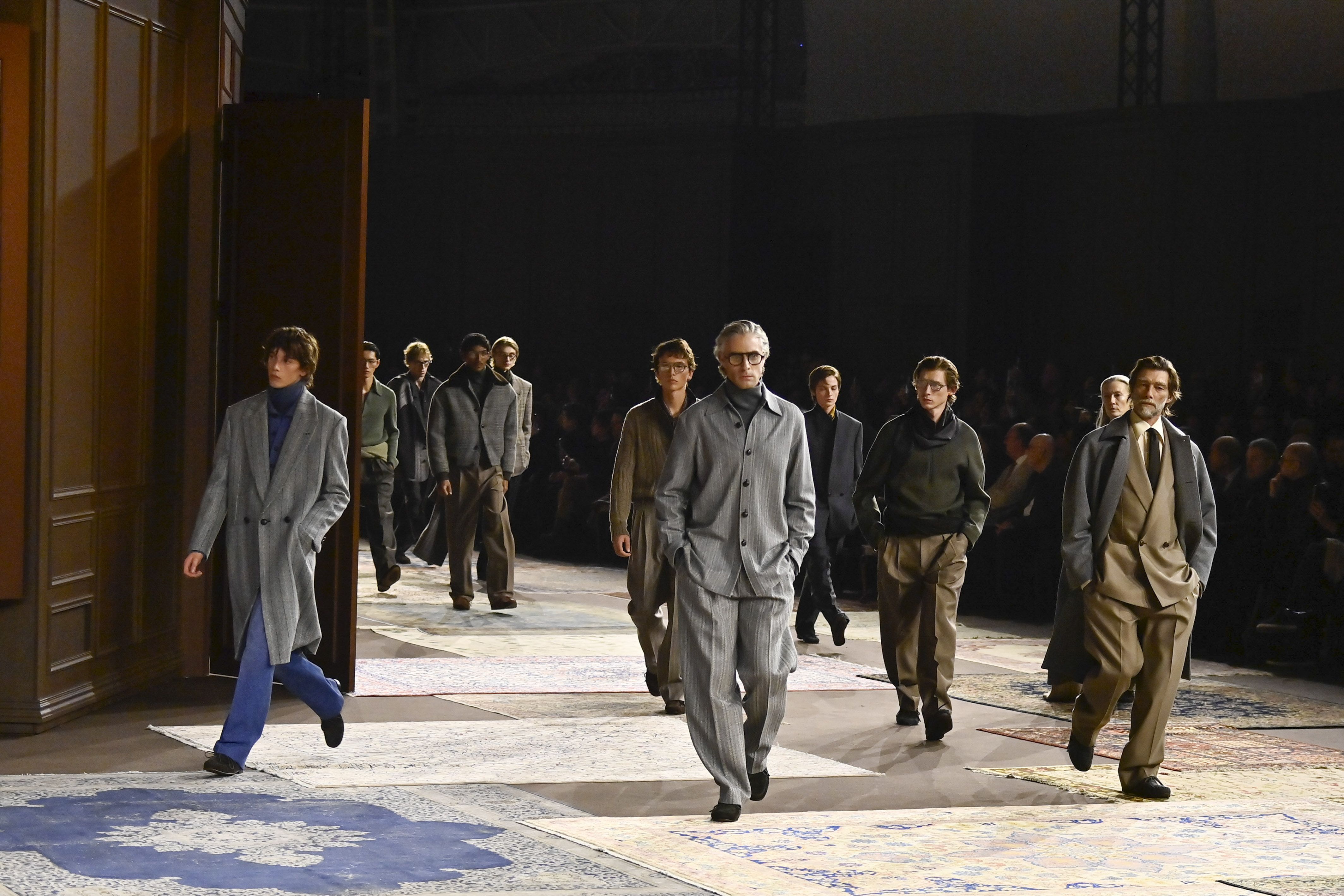 Desfile Zegna • Victor VIRGILE/Gamma-Rapho via Getty Images