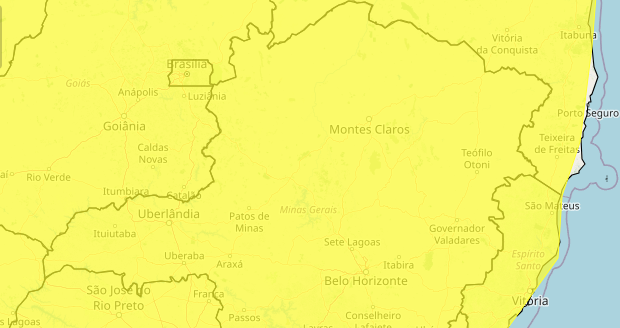 Chuvas intensas voltam a atingir Minas Gerais nos próximos dias