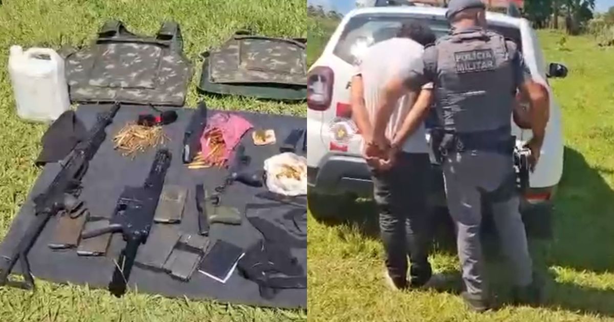 Perseguição no interior de SP tem tiros de fuzil, presos e interdita Raposo