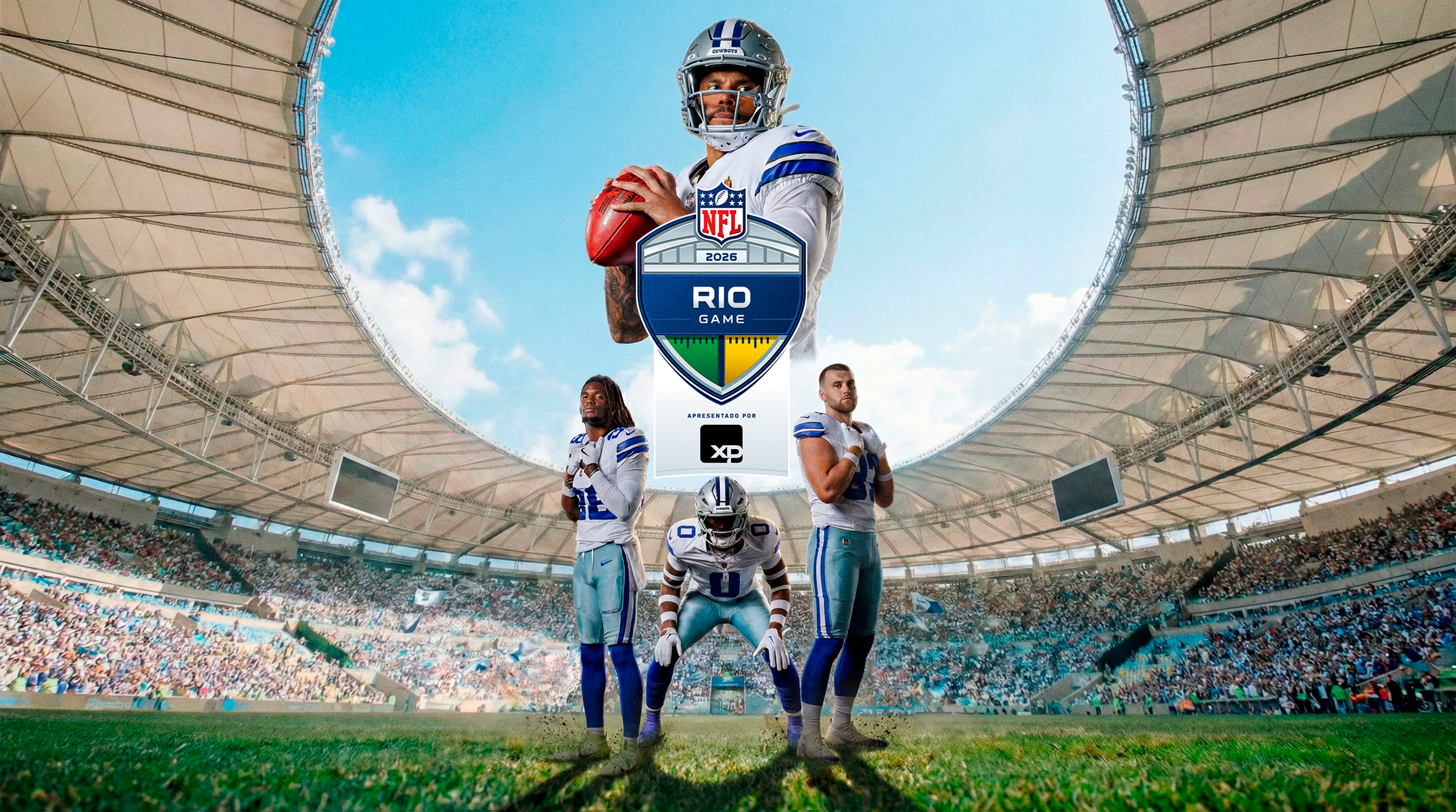 Dallas Cowboy será o mandante do primeiro jogo da NFL no Rio de Janeiro.