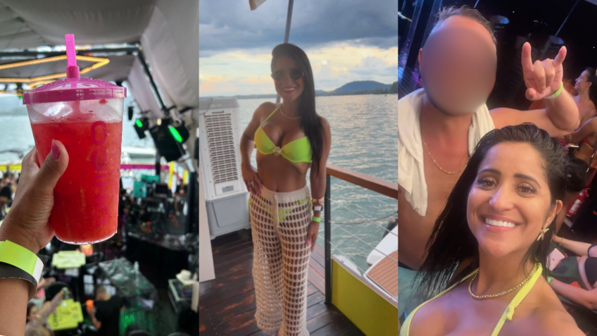 Juliana compartilhou fotos e vídeos antes do acidente • Reprodução/Redes Sociais