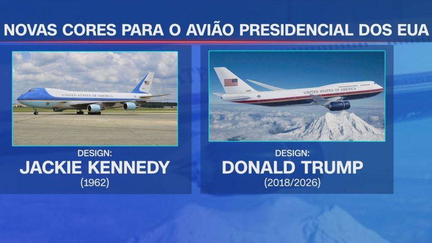 Aeronaves utilizadas como Air Force One nas versões atual e a proposta por Trump • CNN