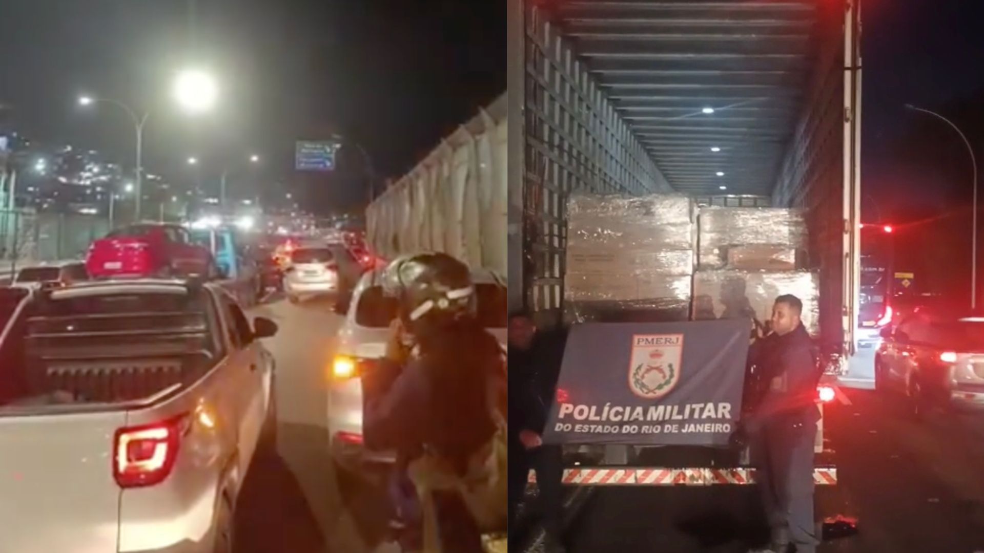 Apreensão carga pm