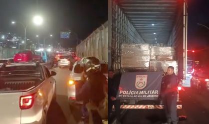 Apreensão carga pm