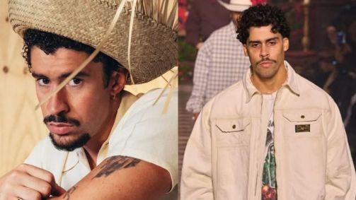 Bad Bunny e o irmão, o modelo Bernie Martínez