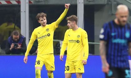 Bodo/Glimt celebra classificação sobre a Inter de Milão