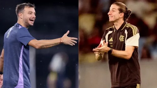 Martín Anselmi e Filipe Luís