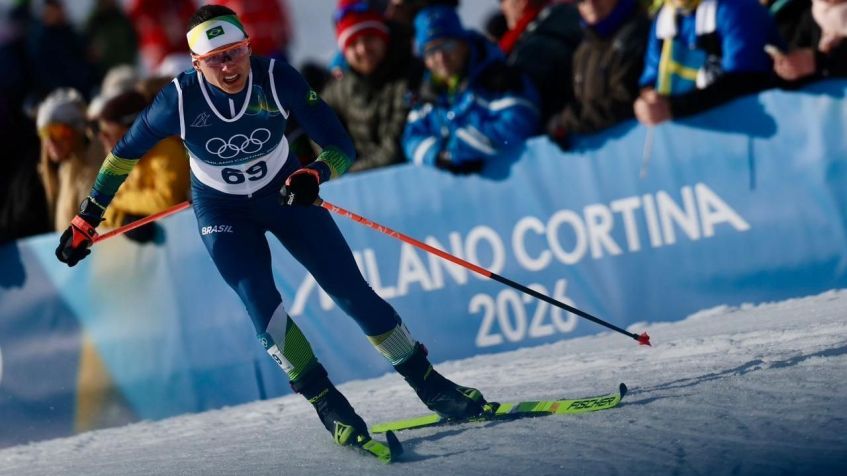 Bruna Moura faz sua estreia nos Jogos Olímpicos de Inverno Milão-Cortina 2026 • Gabriel Heusi/COB