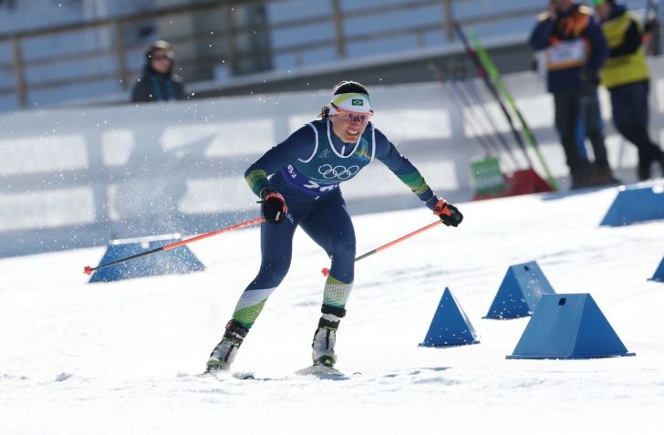 Bruna Moura na Olimpíada de Inverno • Julia Piatkowska/FIS