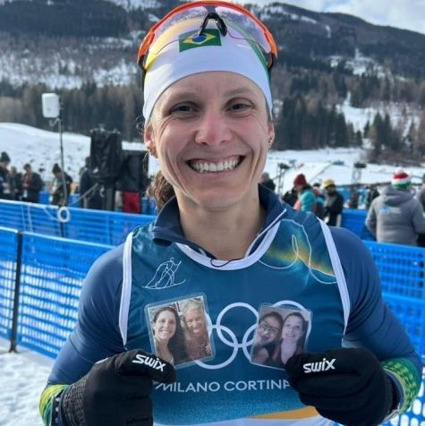 Bruna Moura fez sua estreia olímpica nos Jogos de Inverno de Milão-Cortina 2026 • Helena Petry/COB