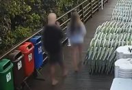 Cão Orelha: vídeo mostra adolescente voltando a condomínio após agressões