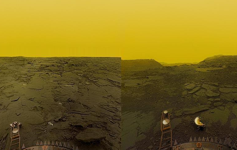 Primeiras imagens da superfície de Vênus • Venera
