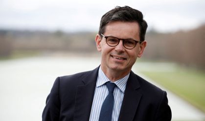 Christophe Leribault no Palácio de Versalhes
