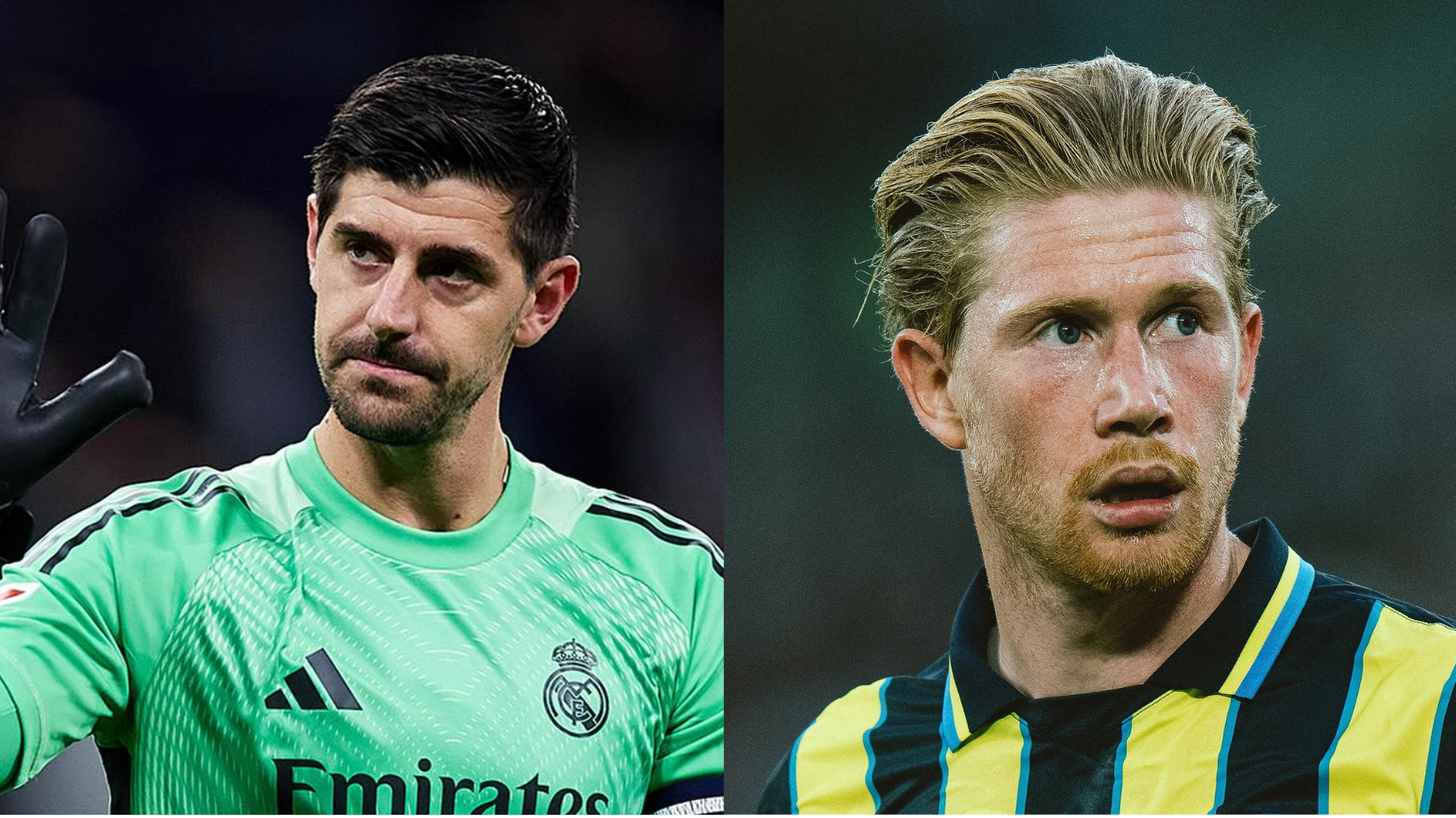 Courtois e De Bruyne