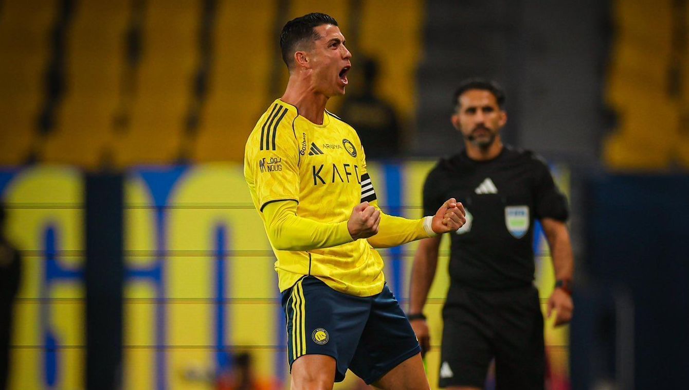 Cristiano Ronaldo celebra gol pelo Al-Nassr