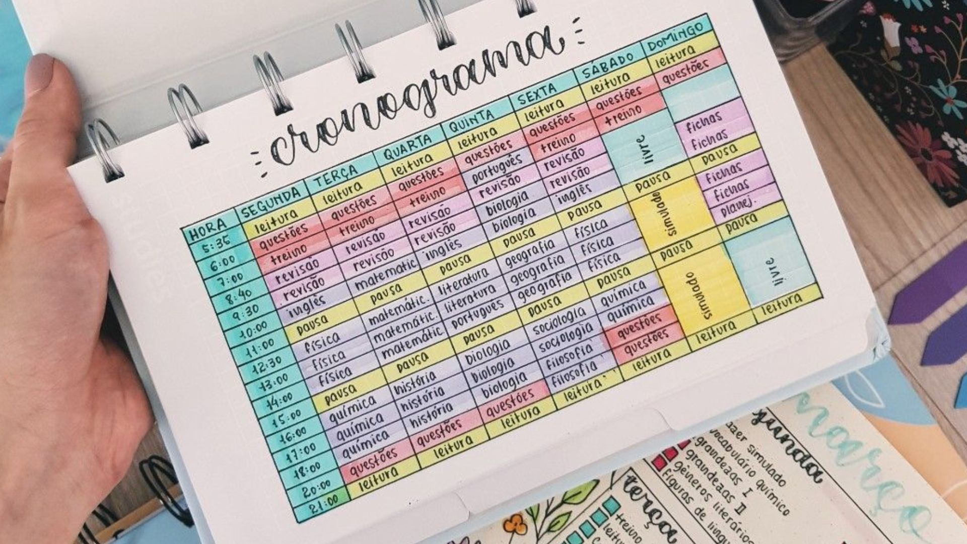 Cronograma de estudos para 2026