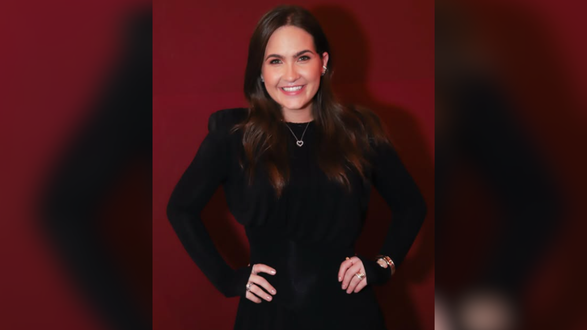Amanda Vasconcelos, de 28 anos, mulher do cantor sertanejo Henrique, que canta ao lado de Juliano