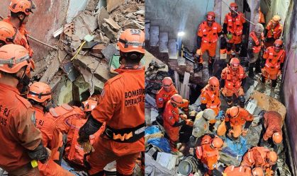 Desabamento no Maracanã deixa uma pessoa morta e 12 imóveis interditados