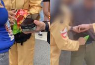 Policiais fantasiados de Caça-Fantasmas prendem casal durante bloco em SP