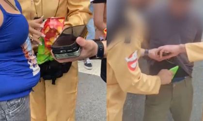 Policiais fantasiados de Caça-Fantasmas prendem casal durante bloco em São Paulo