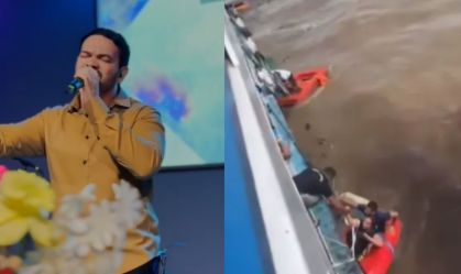 Corpo encontrado no Rio Amazonas é de cantor desaparecido em naufrágio