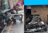 Carro cruza linha férrea, é atingido por trem e dois homens morrem no RJ