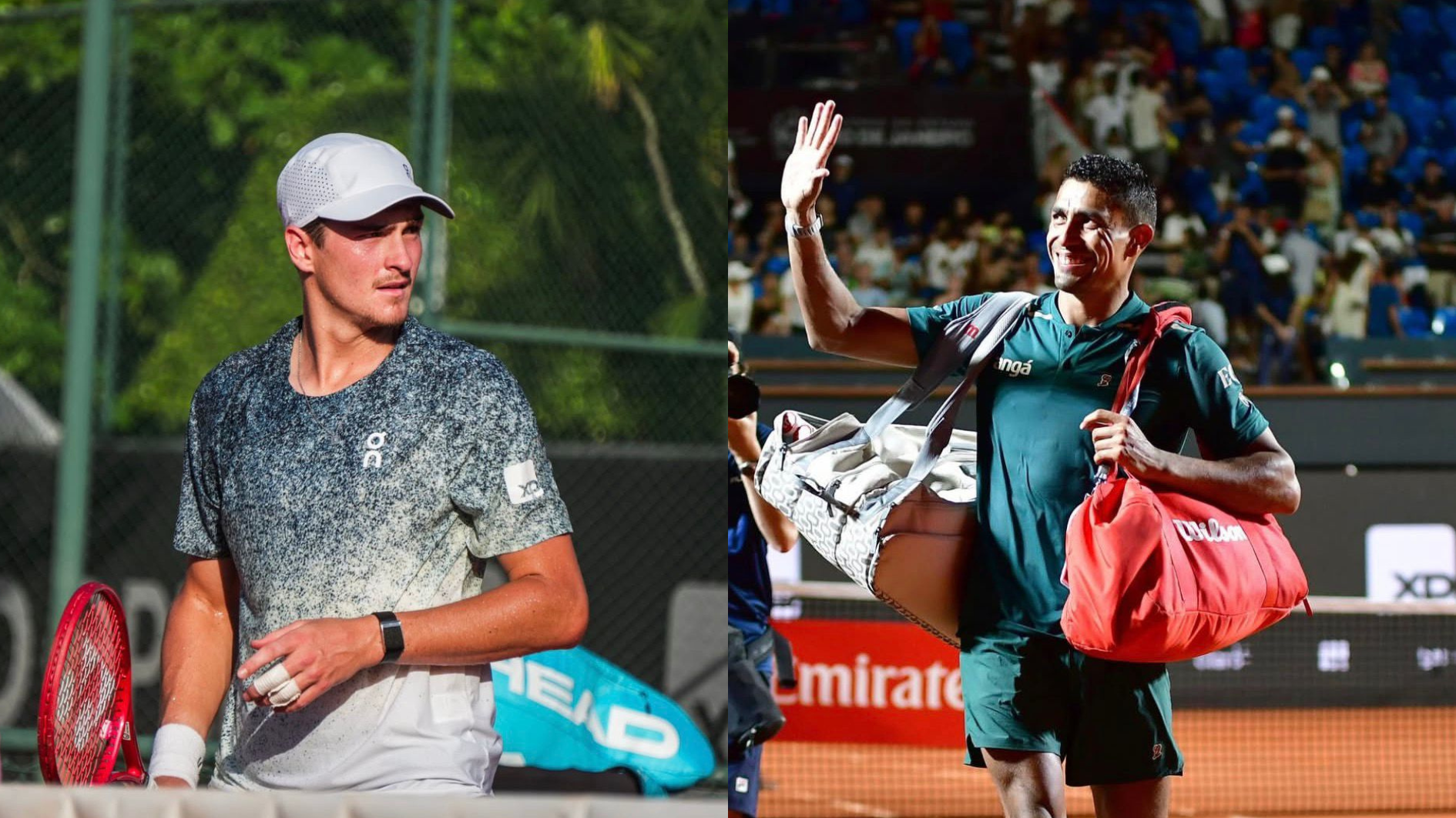 João Fonseca e Thiago Monteiro se enfrentam na primeira rodada do Rio Open.