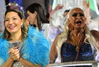 Janja fica no camarote e é substituída por Fafá de Belém em desfile no Rio