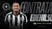 Botafogo anuncia contratação de Edenílson, ex-Grêmio, Inter e Atlético-MG