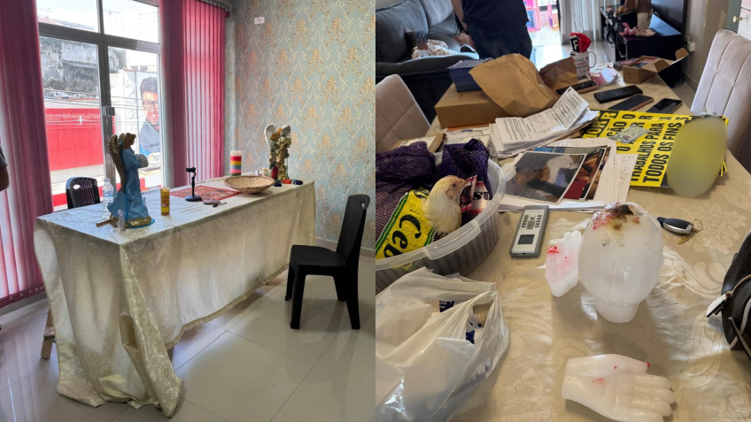 Policiias cumpriram mandados de busca em local de atendimentos espirituais de golpista • Reprodução