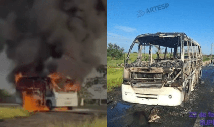 FOGO ÔNIBUS KARATÊ