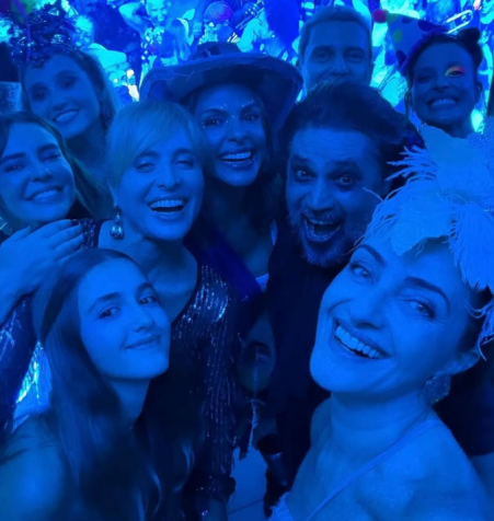 Festa da empresária Mariana Nogueira com Paolla Oliveira e Angélica. • Reprodução/ Instagram