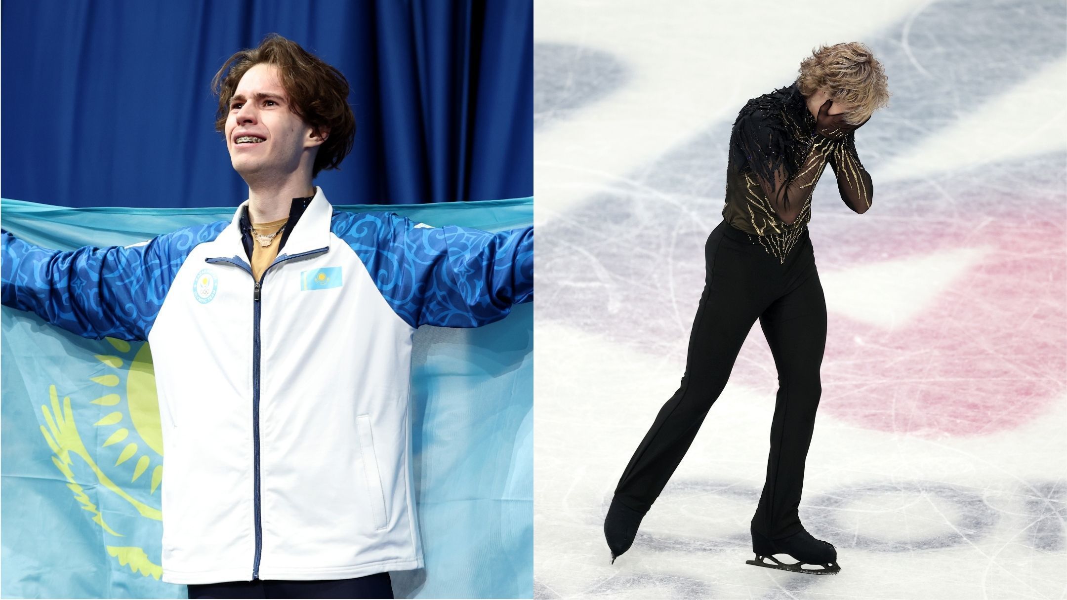 Mikhail Shaidorov, do Cazaquistão levou a medalha de ouro na patinação artística masculina